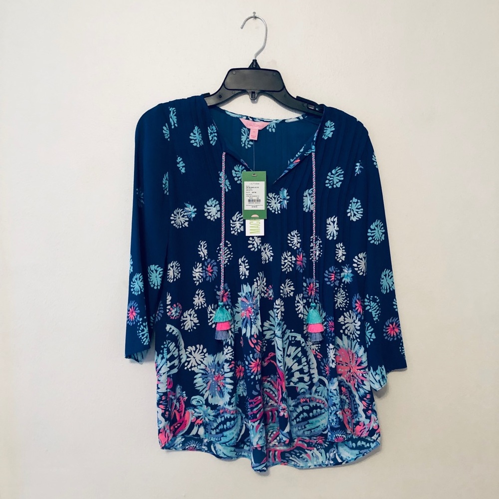 Lilly Pulitzer Marlina Blouse - Gypsea Girl | XS